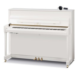 Bild von Kawai K-200 ATX-4 WHP Hybrid-Klavier - Weiß Hochglanz