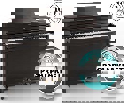 Zeige Details für Roland HP-704 DR Digitalpiano Dunkles Rosenholz - Sparpaket Bild von Roland HP-704 DR Digitalpiano Dunkles Rosenholz - Sparpaket