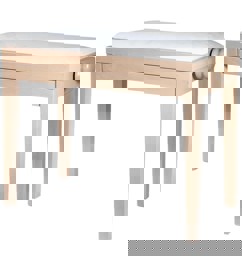 Zeige Details für Premium-Klavierbank aus Europa - Light Oak Bild von Premium-Klavierbank aus Europa - Light Oak