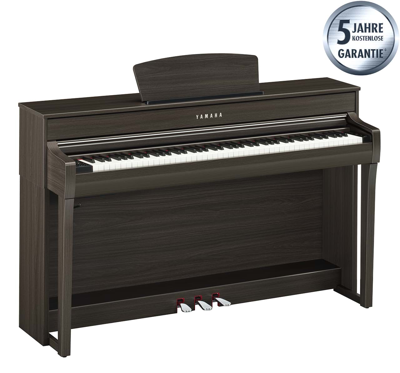 Bild von Yamaha Clavinova CLP-735 DW Digitalpiano Dark Walnut