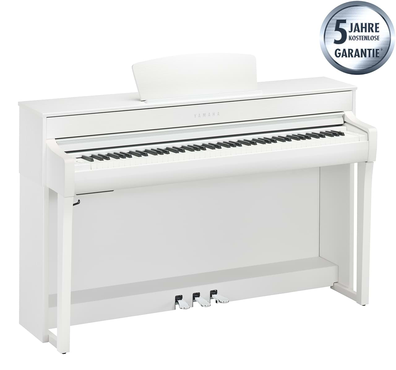 Bild von Yamaha Clavinova CLP-735 WH Digitalpiano Weiß Matt