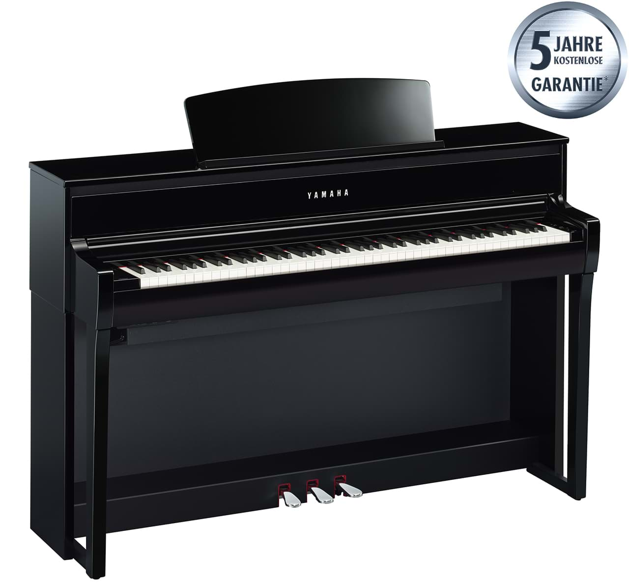 Bild von Yamaha Clavinova CLP-775 PE Schwarz Hochglanz inkl. Aufbau