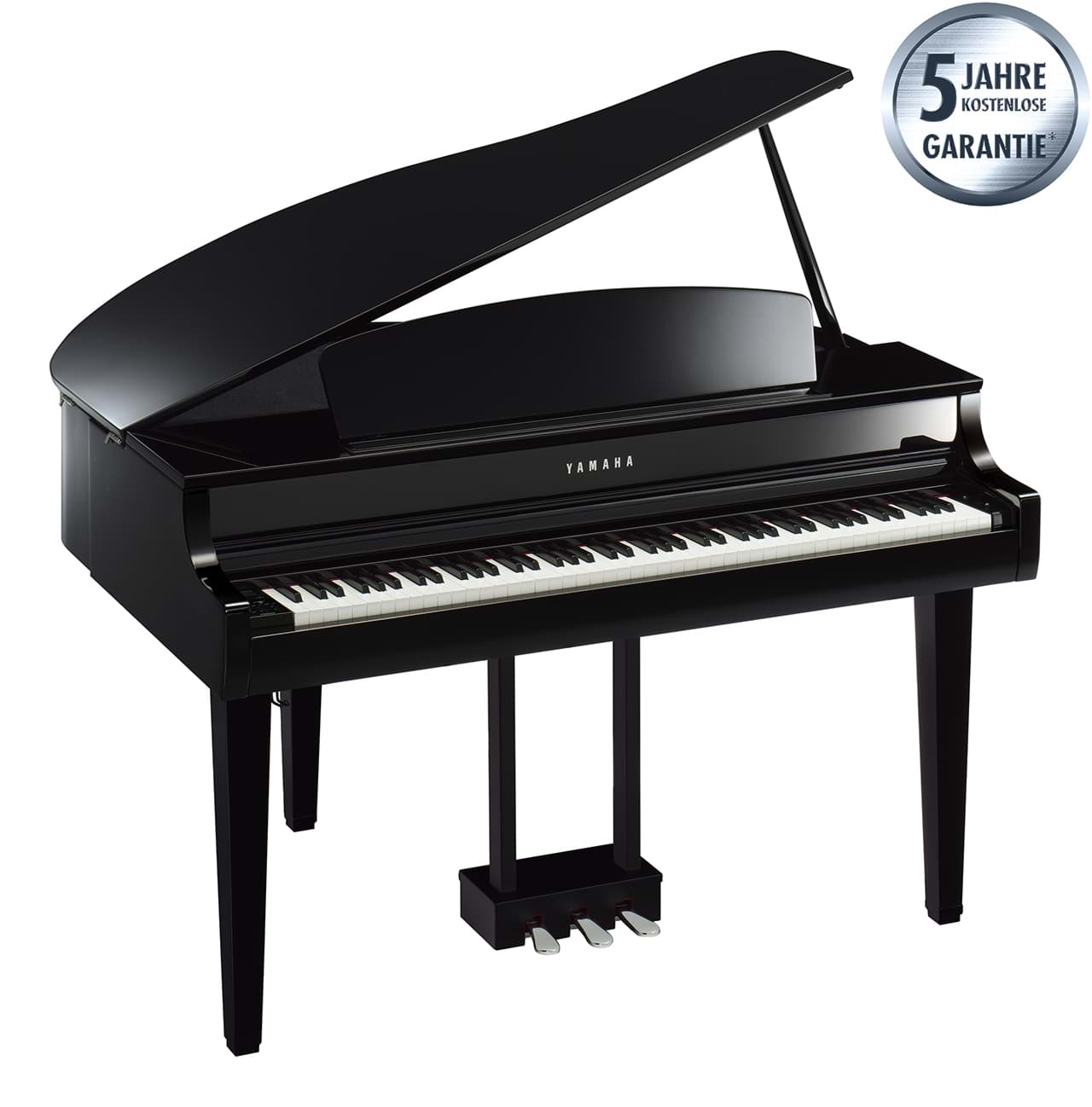 Bild von Yamaha Clavinova CLP-765GP PE Digitalpiano Schwarz Hochglanz