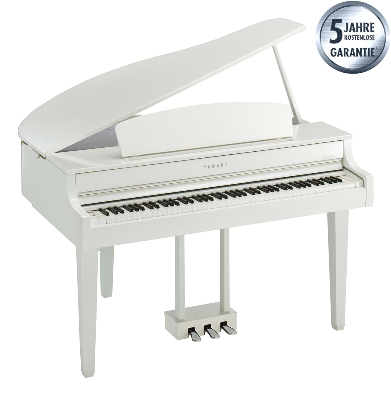 Bild von Yamaha Clavinova CLP-765GP PWH Digitalpiano Weiß Hochglanz