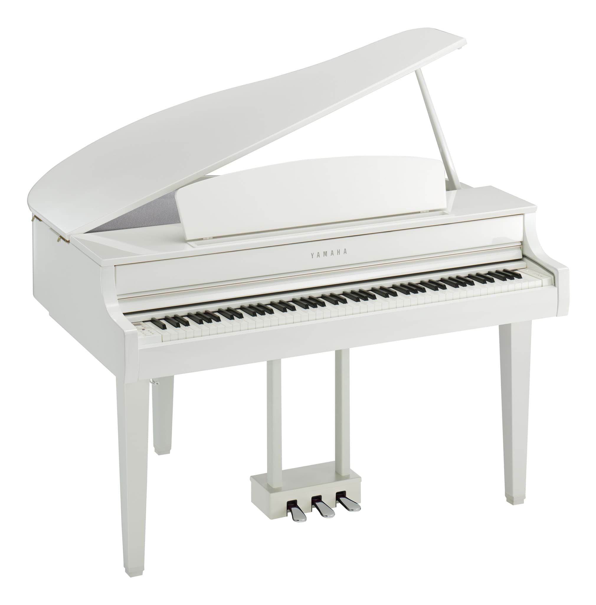 Bild von Yamaha Clavinova CLP-865GP PWH Digitalflügel Weiß Hochglanz