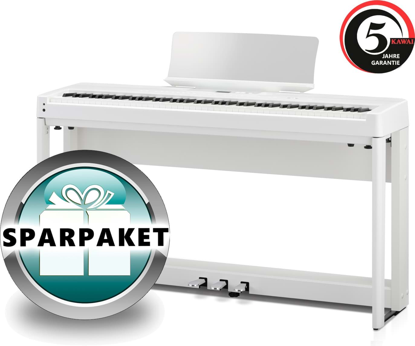 Bild von Kawai ES-520 W Digitalpiano - Weiß - Sparpaket