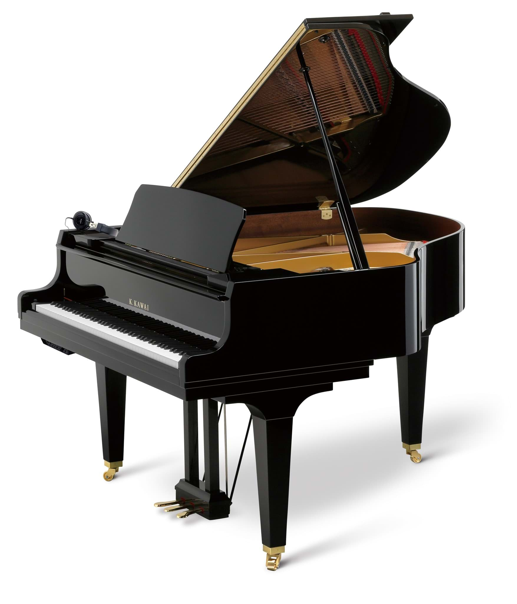 Bild von Kawai GL-30 AURES 2 EP Hybrid-Flügel - Schwarz Hochglanz