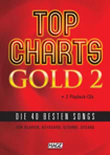 Bild von Top Charts-Gold2 + 2Playback Cd's für Klavier, Keyboard, Gitarre, Gesang