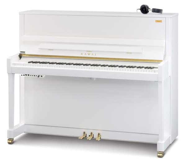 Bild von Kawai K-300 AURES 2 WHP Hybrid-Klavier - Weiß Hochglanz