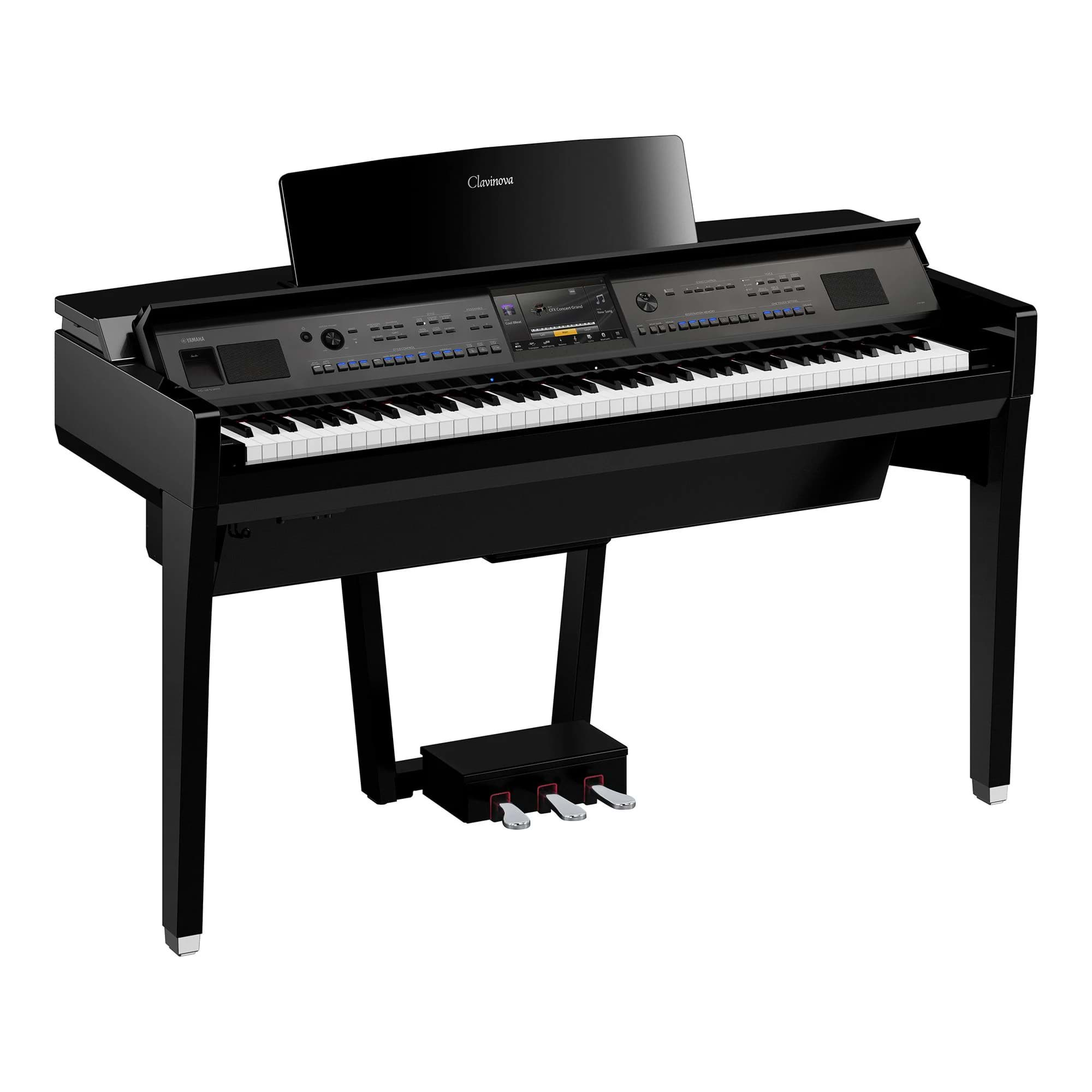 Bild von Yamaha Clavinova CVP-909 PE Digitalensemble - Schwarz Hochglanz