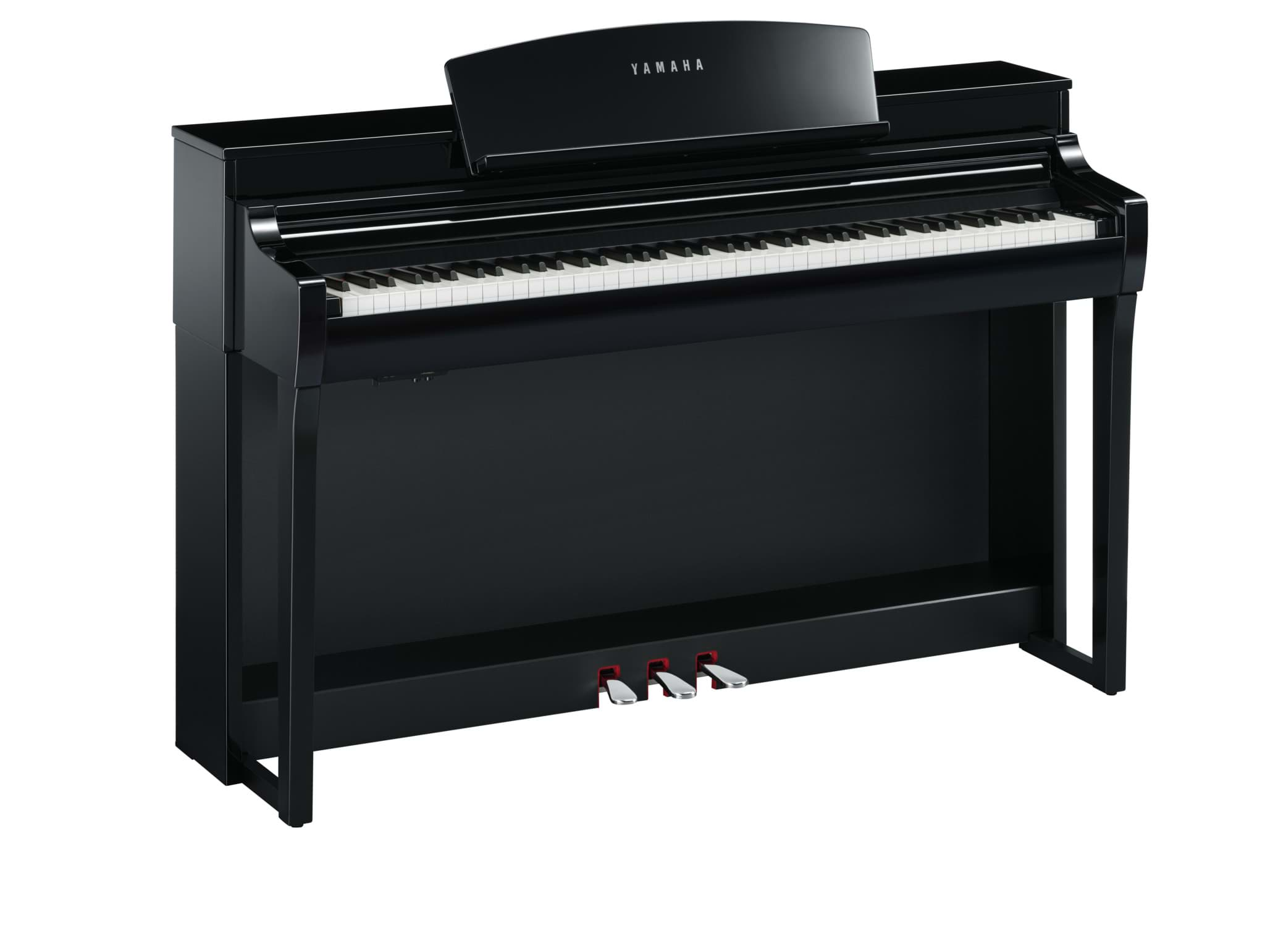 Bild von Yamaha CSP-255 PE Smart-Piano Schwarz Hochglanz