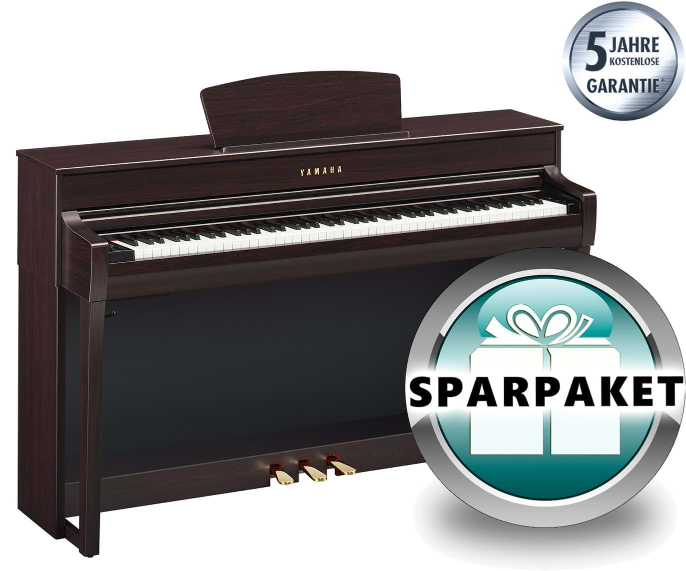 Bild von Yamaha CLP-735 R Digitalpiano Rosenholz - SPARPAKET