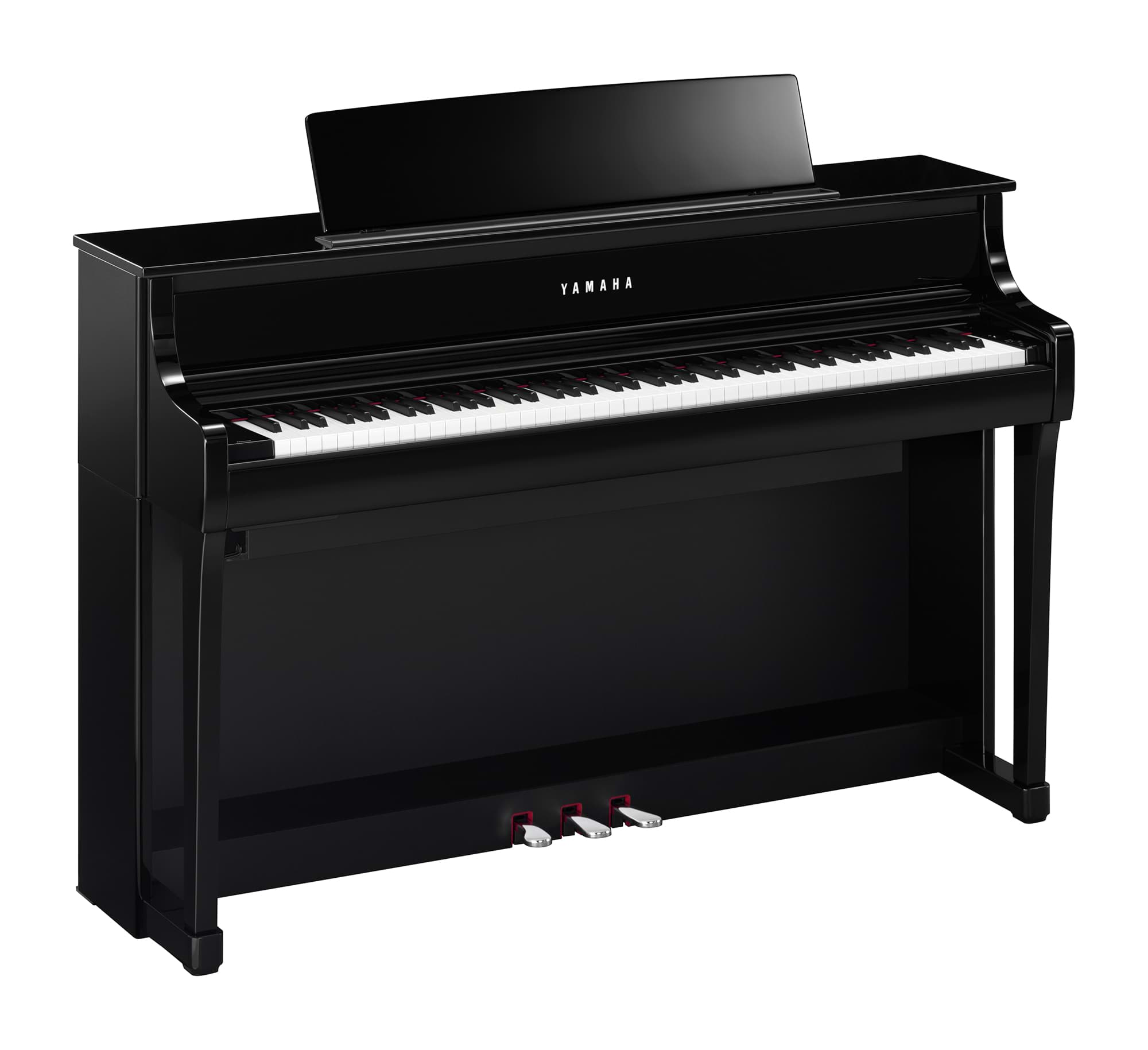Bild von Yamaha Clavinova CLP-875 PE Digitalpiano Schwarz Hochglanz