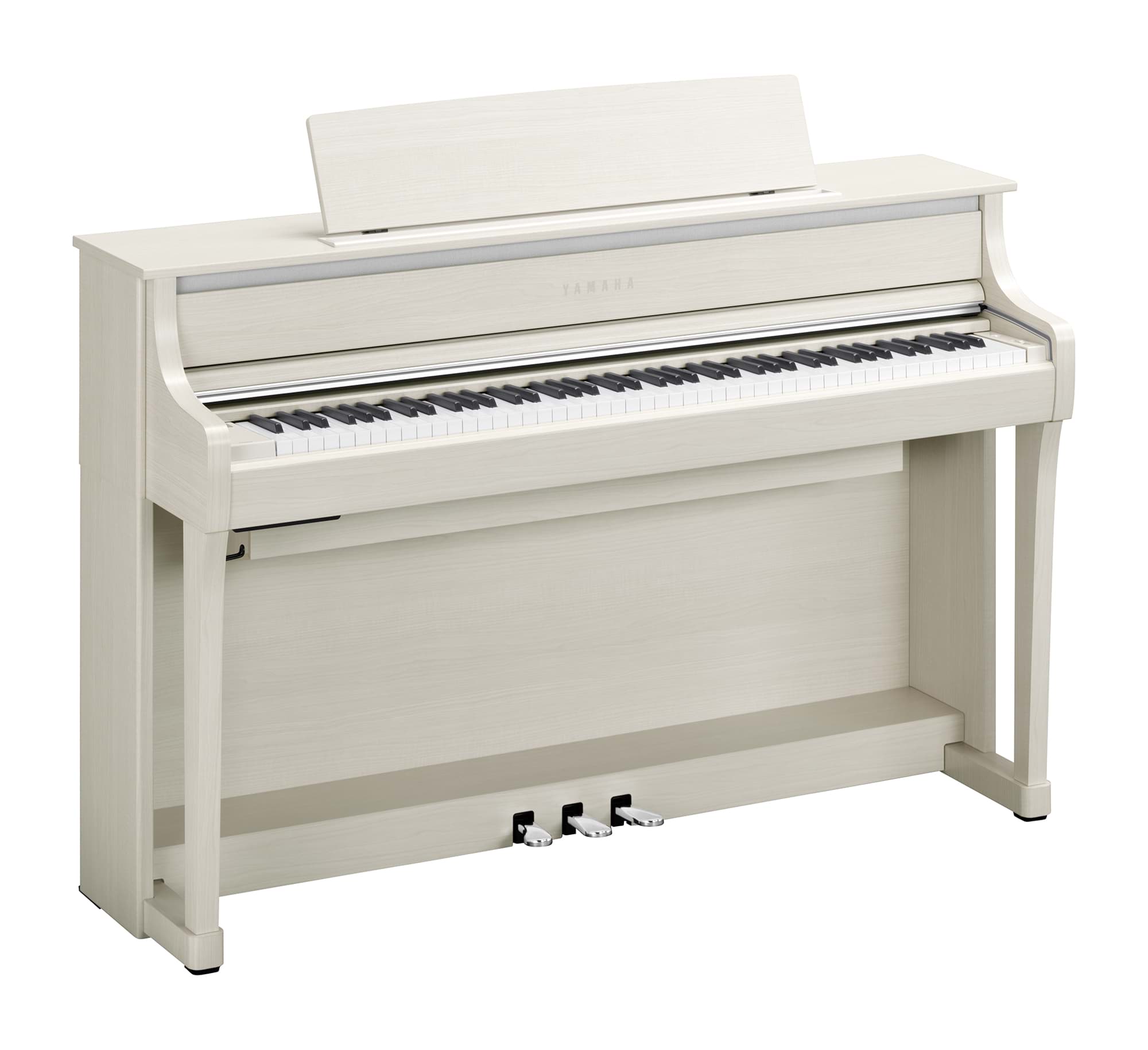 Bild von Yamaha Clavinova CLP-875 WB Digitalpiano Weiß Birke
