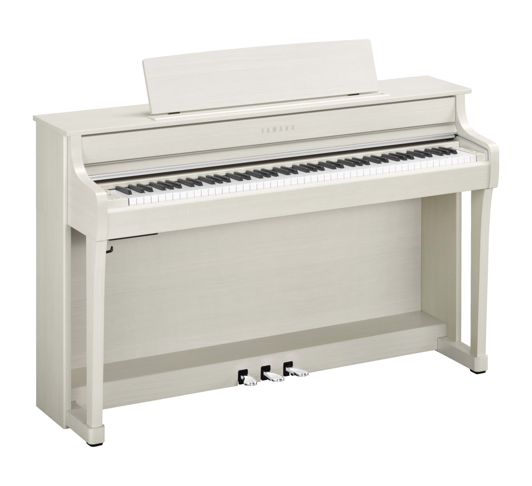 Bild von Yamaha Clavinova CLP-845 WB Digitalpiano Weiß Birke