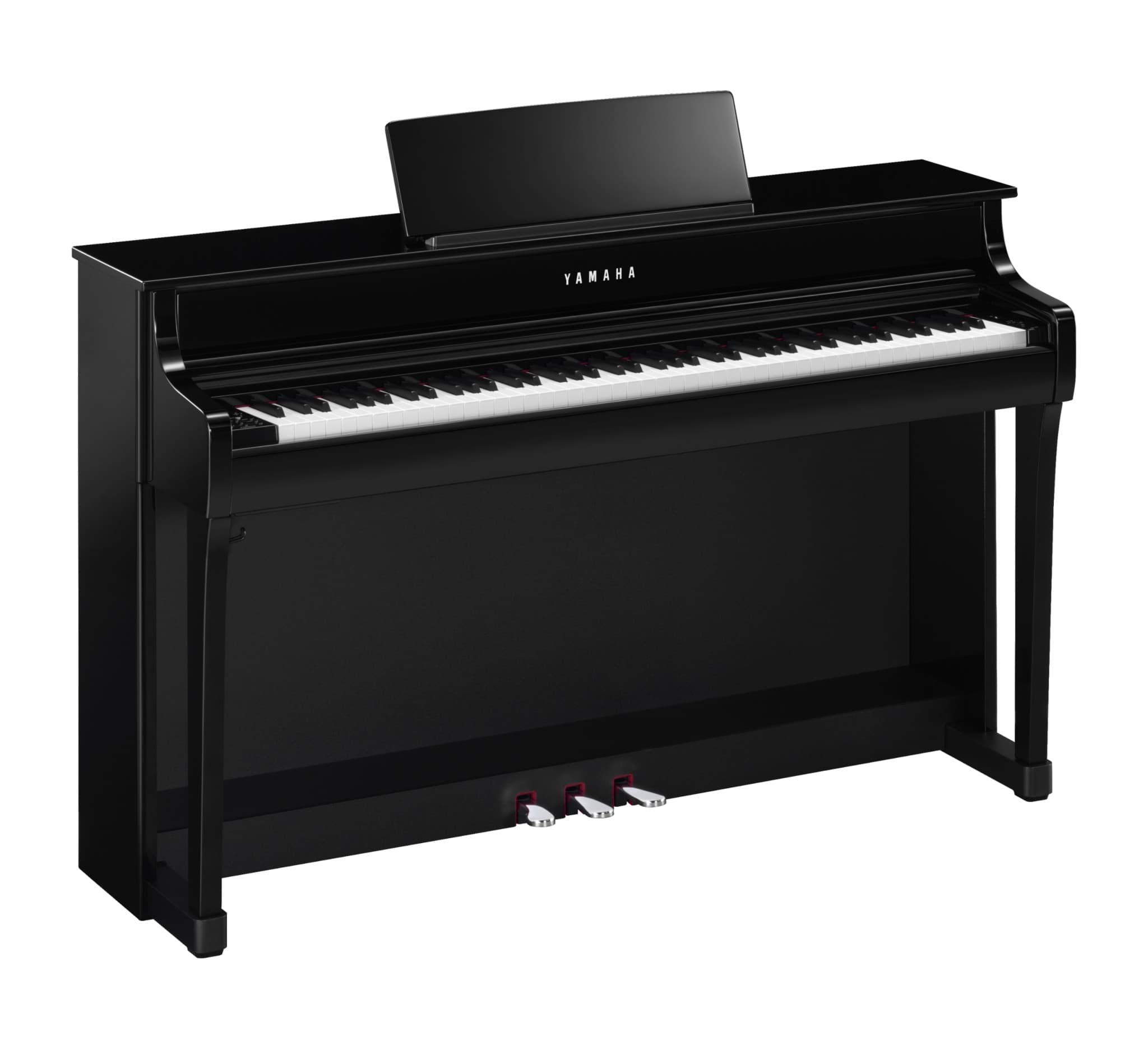 Bild von Yamaha Clavinova CLP-835 PE Digitalpiano Schwarz Hochglanz