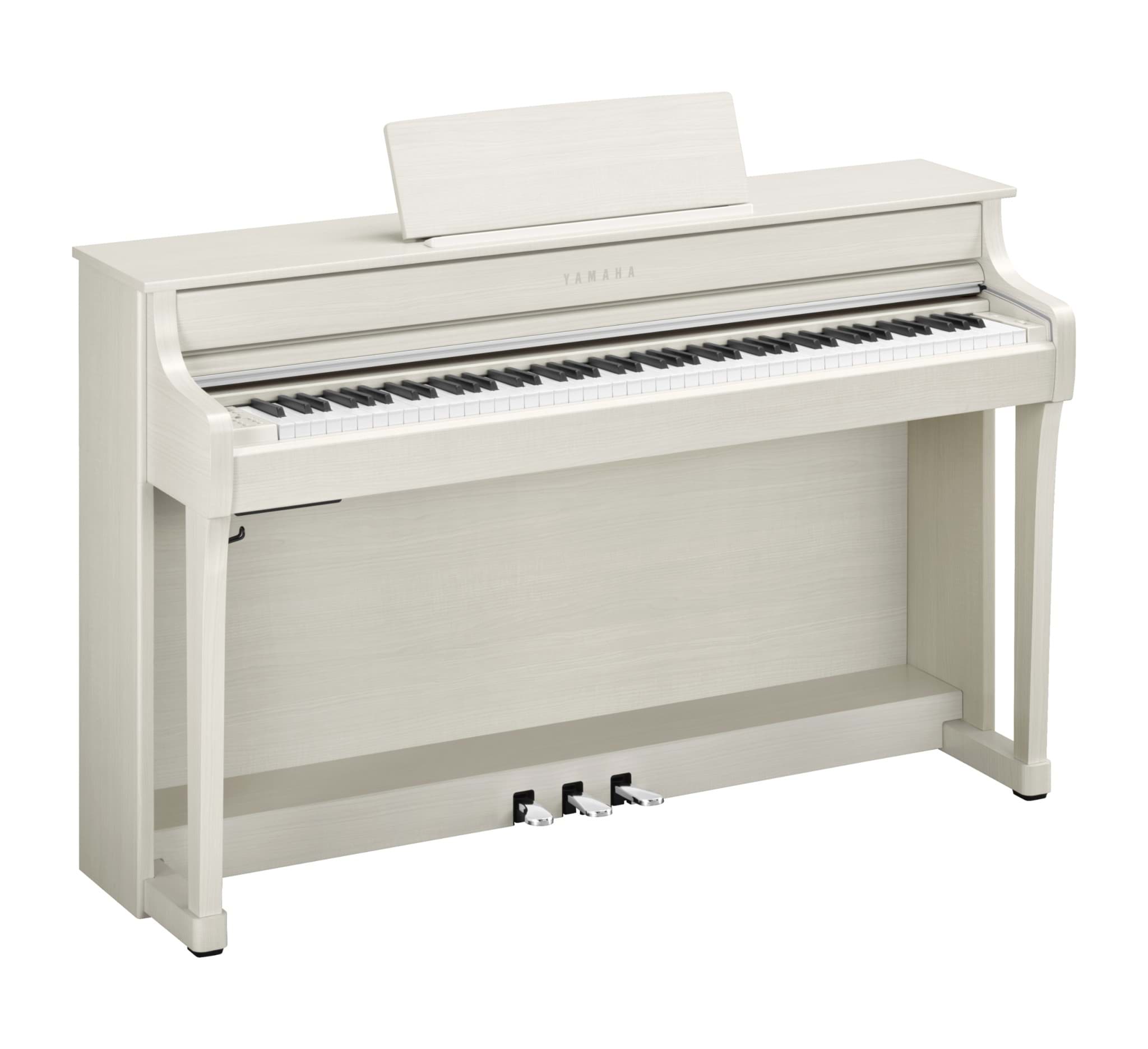 Bild von Yamaha Clavinova CLP-835 WB Digitalpiano Weiß Birke
