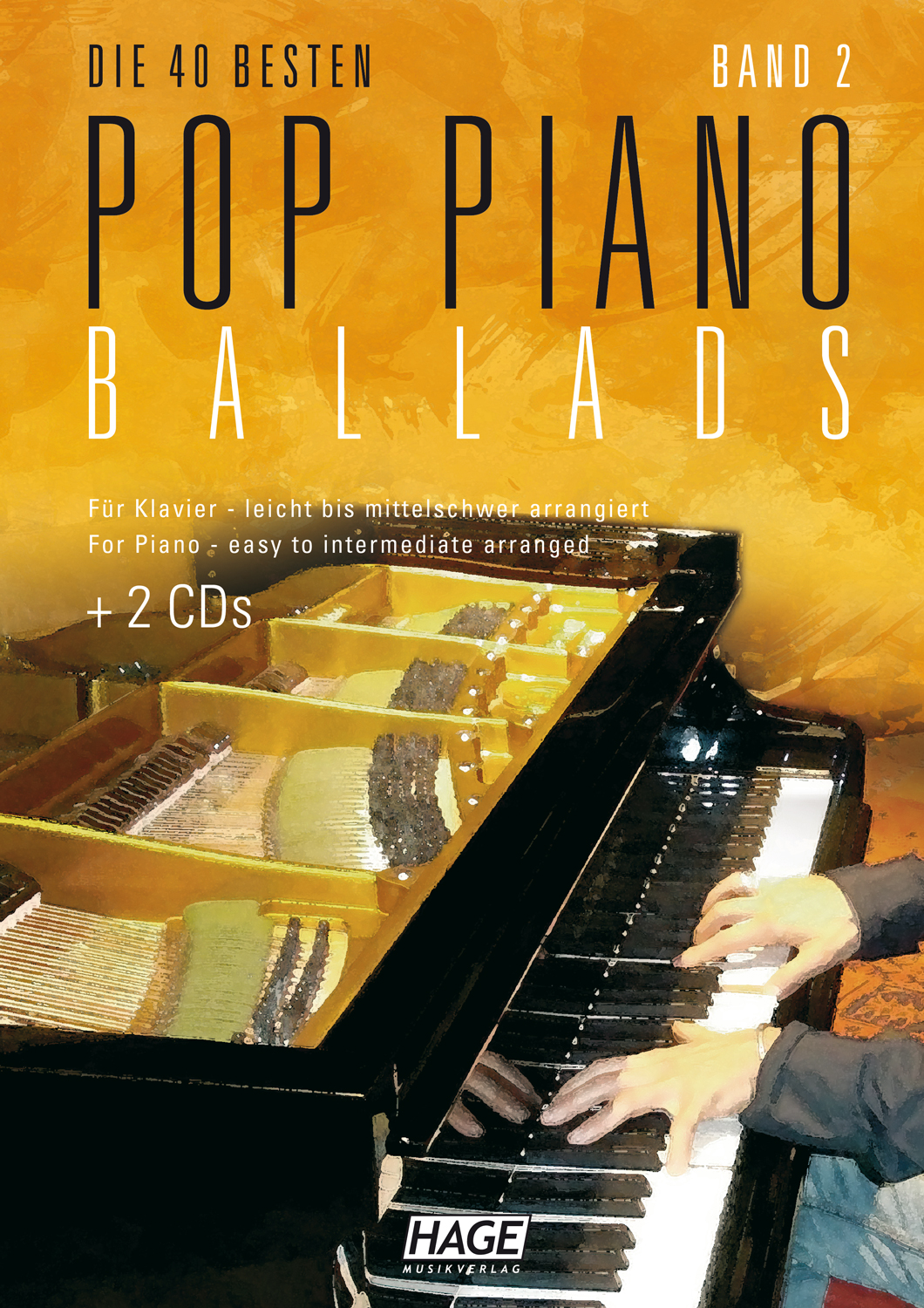 Bild von Pop Piano Ballads Band 2 - leicht bis mittelschwer + 2 Playback CD's