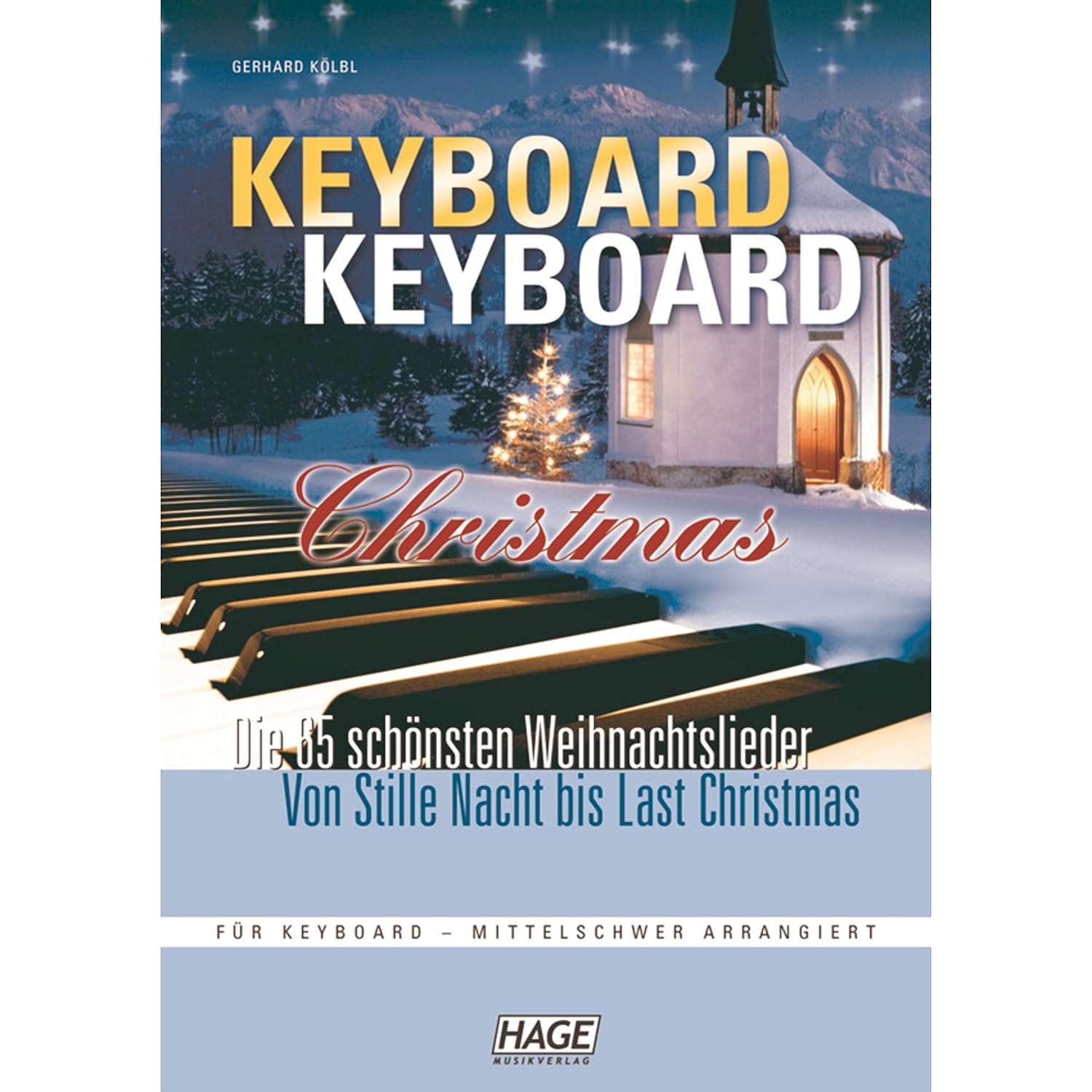 Bild von Keyboard Keyboard "Christmas" für Keyboard - mittelschwer arrangiert