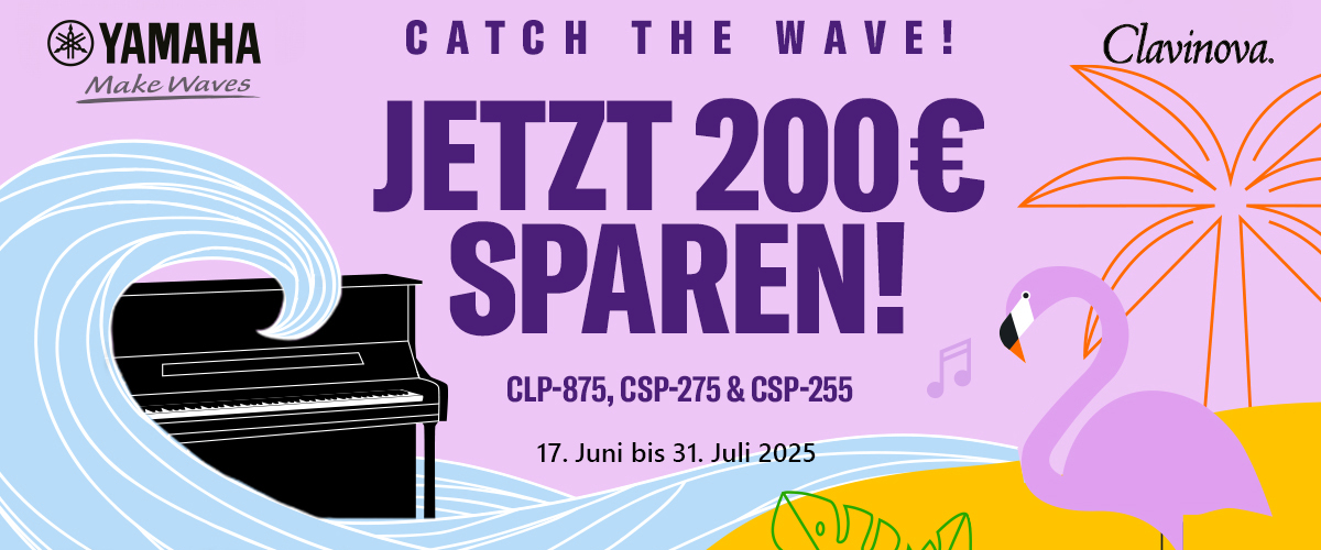 Catch the Wave - jetzt 200 EURO sparen