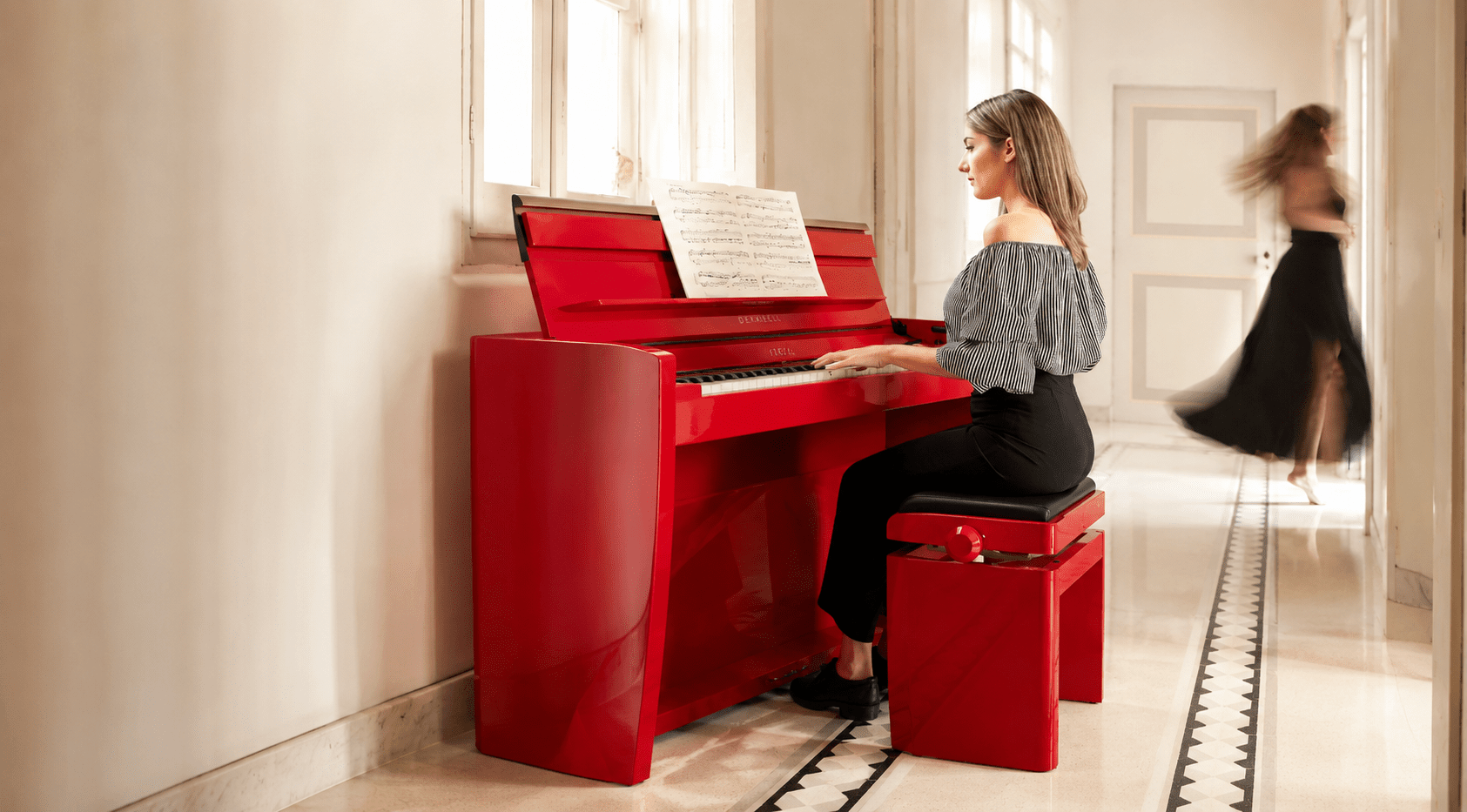 Dexibell Home-Piano H10 RDP Rot Hochglanz