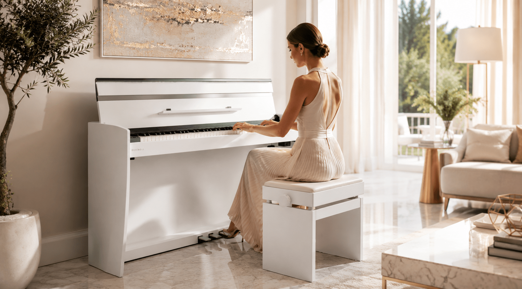 Dexibell Home-Piano Vivo H10 WH - Design-Piano in Mattweiß