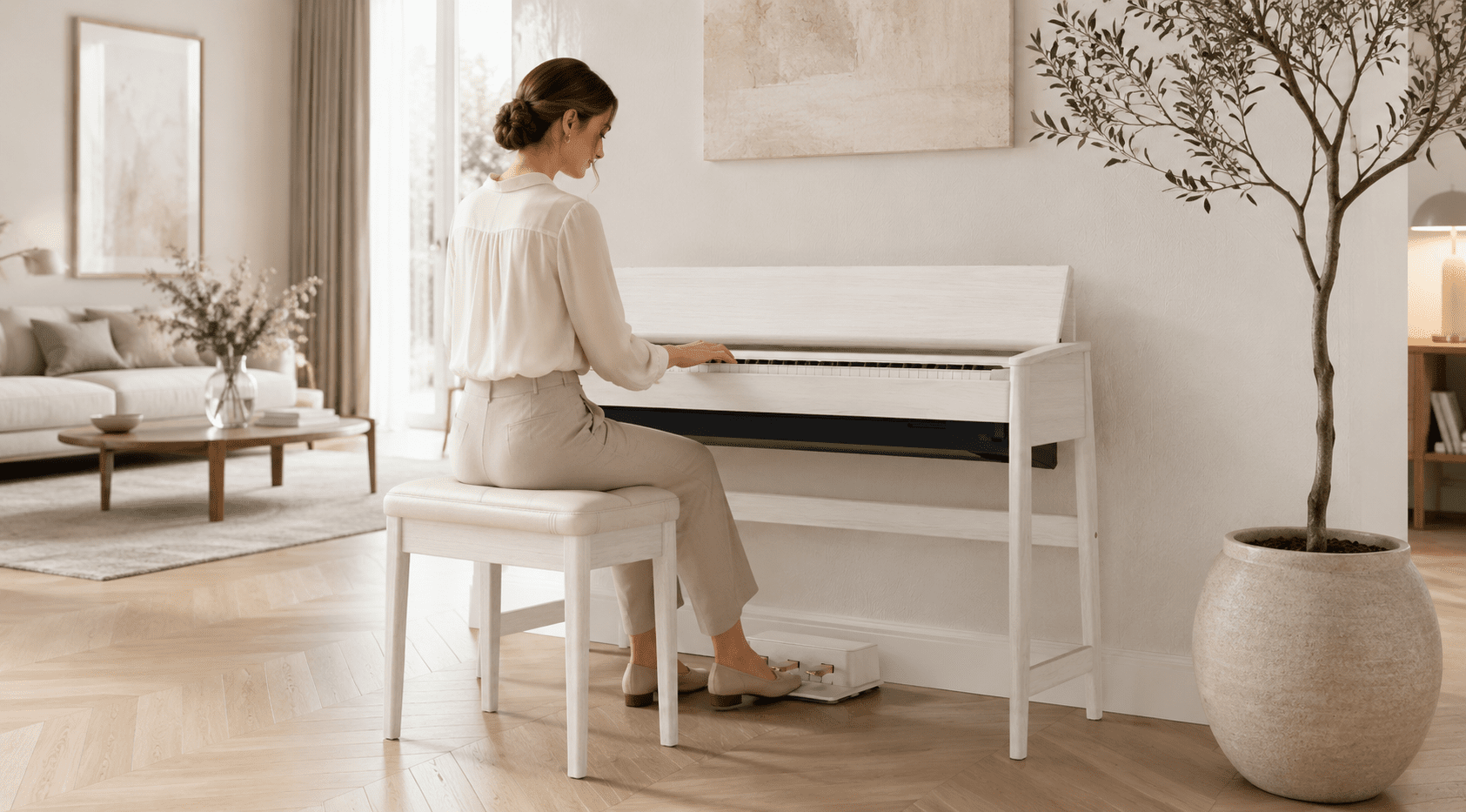 Roland Kiyola KF10 KSX in Sheer White (Altweiß)