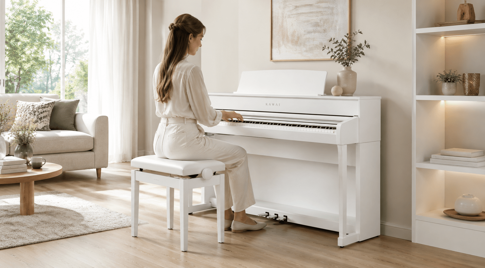 Kawai Digitalpiano mit Holztasten CA-701 W
