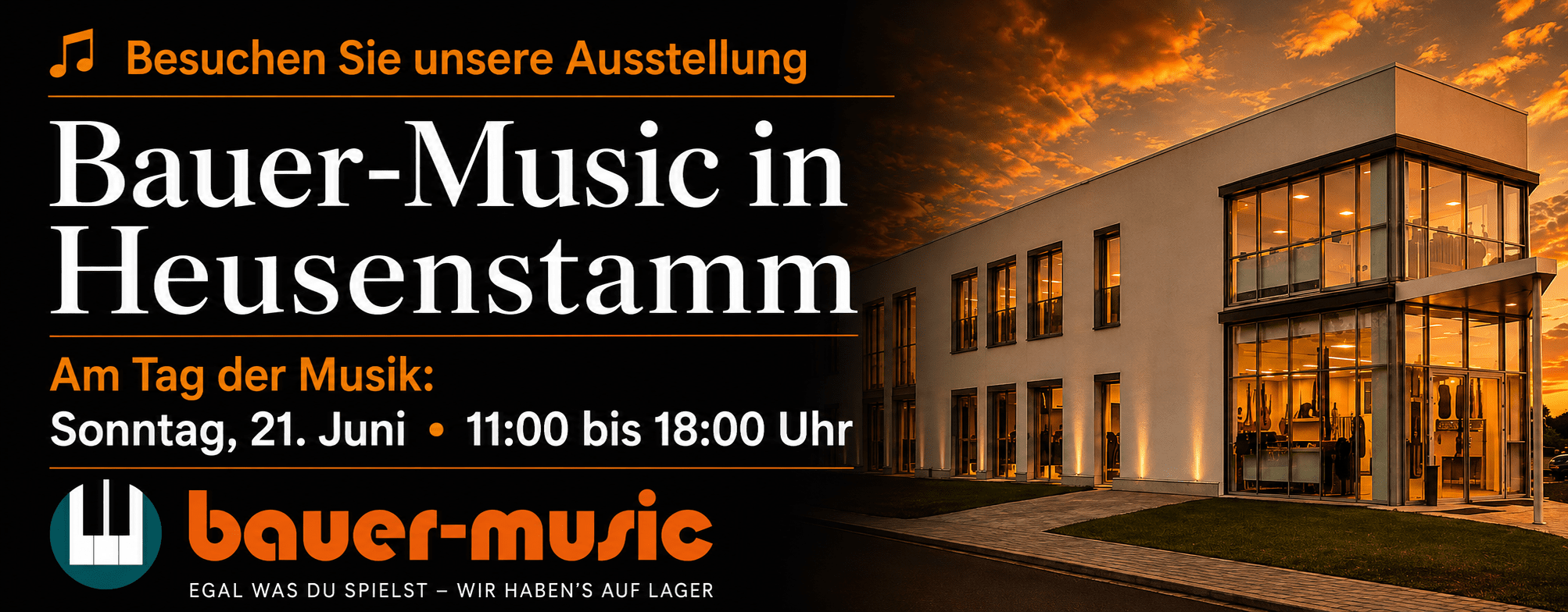 Tag der offenen Tür bei Bauer-Music in Heusenstamm