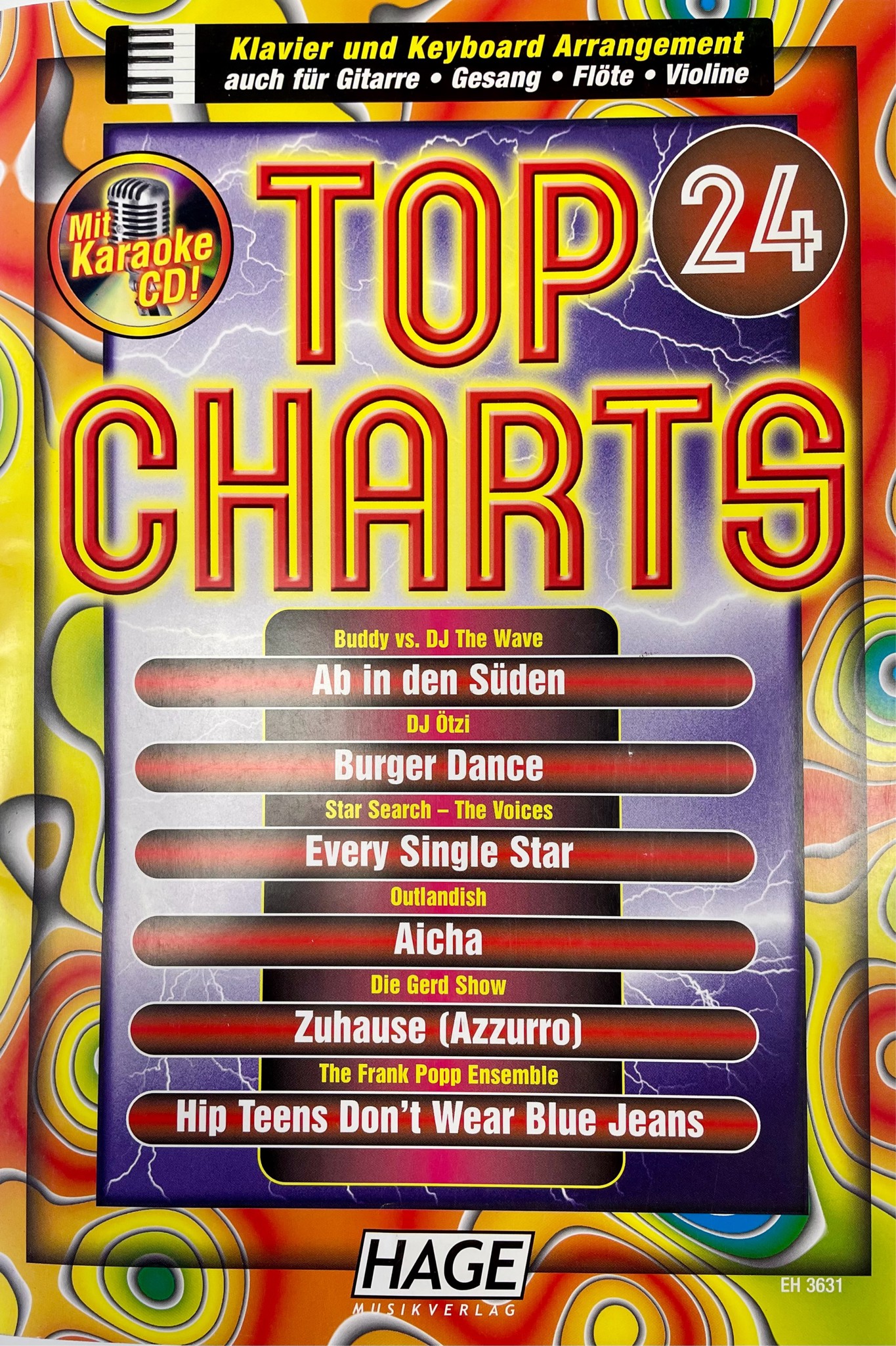 Hage Top Charts 24 mit CD