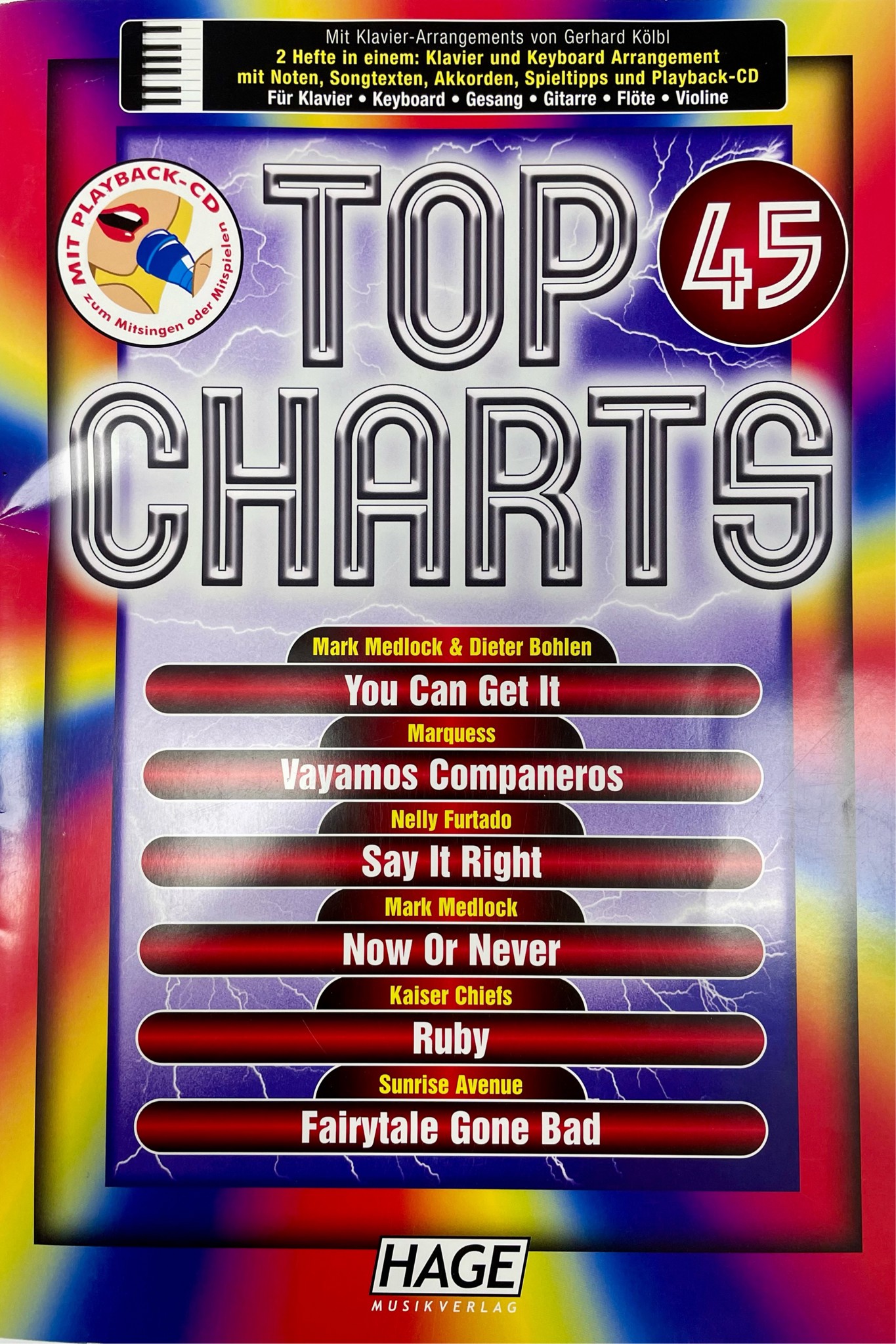 Hage Top Charts 45 mit CD