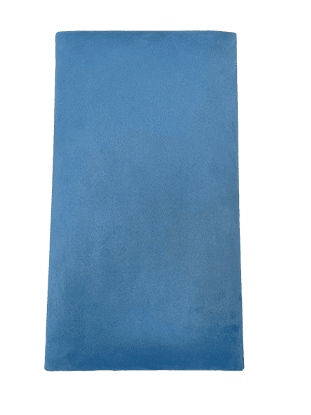 Sitzpolster für Discacciati Premium Klavierbank - Hellblau Velours (feinkörnig)