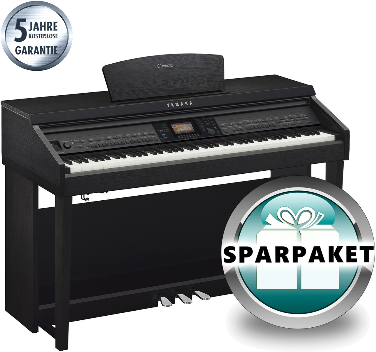 Bild von Yamaha CVP-701 B  - Schwarz Matt - SPARPAKET