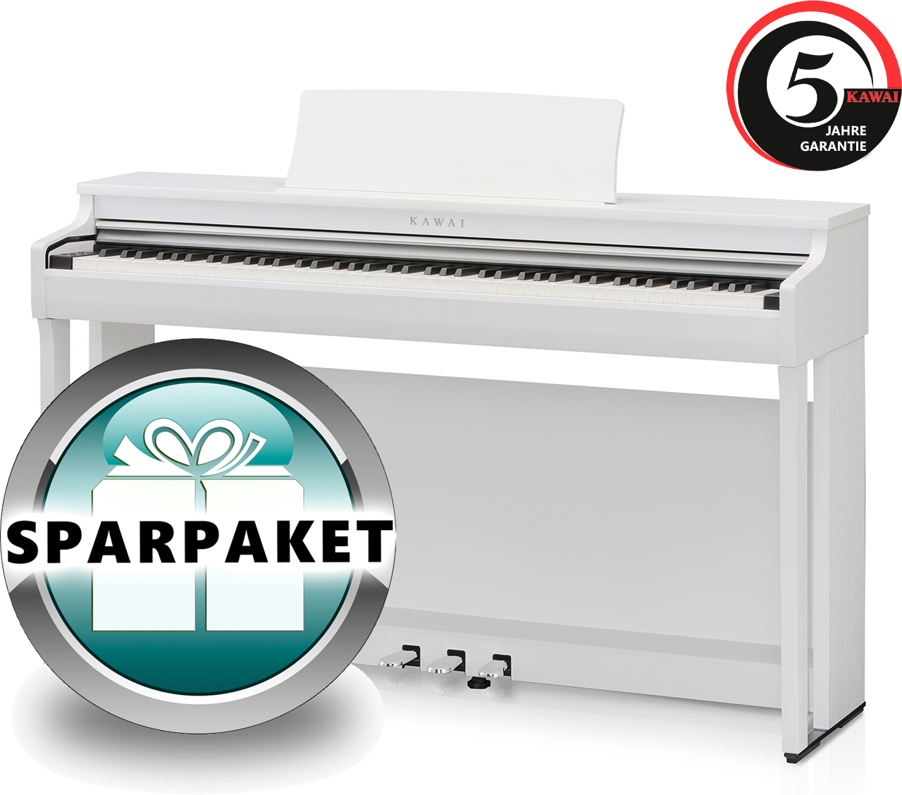 Bild von Kawai CN-27 W Digitalpiano Weiß Matt - SPARPAKET