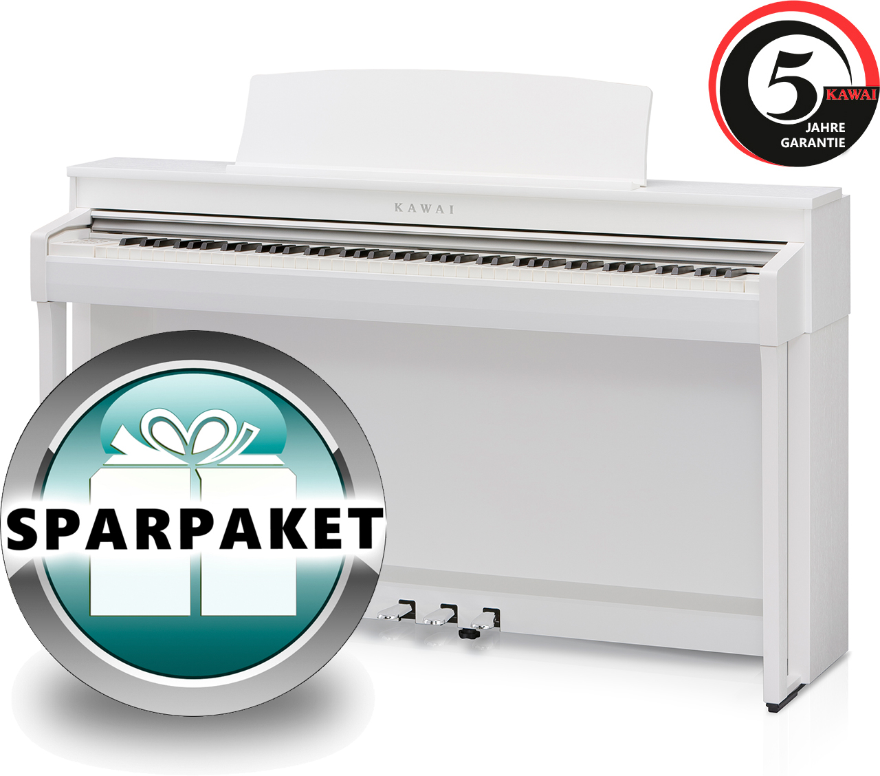 Bild von Kawai CN-37 W Digitalpiano Weiß Matt - SPARPAKET