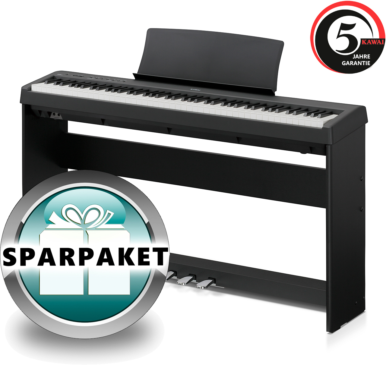 Bild von Kawai ES-110 B Digitalpiano - Schwarz - SPARPAKET