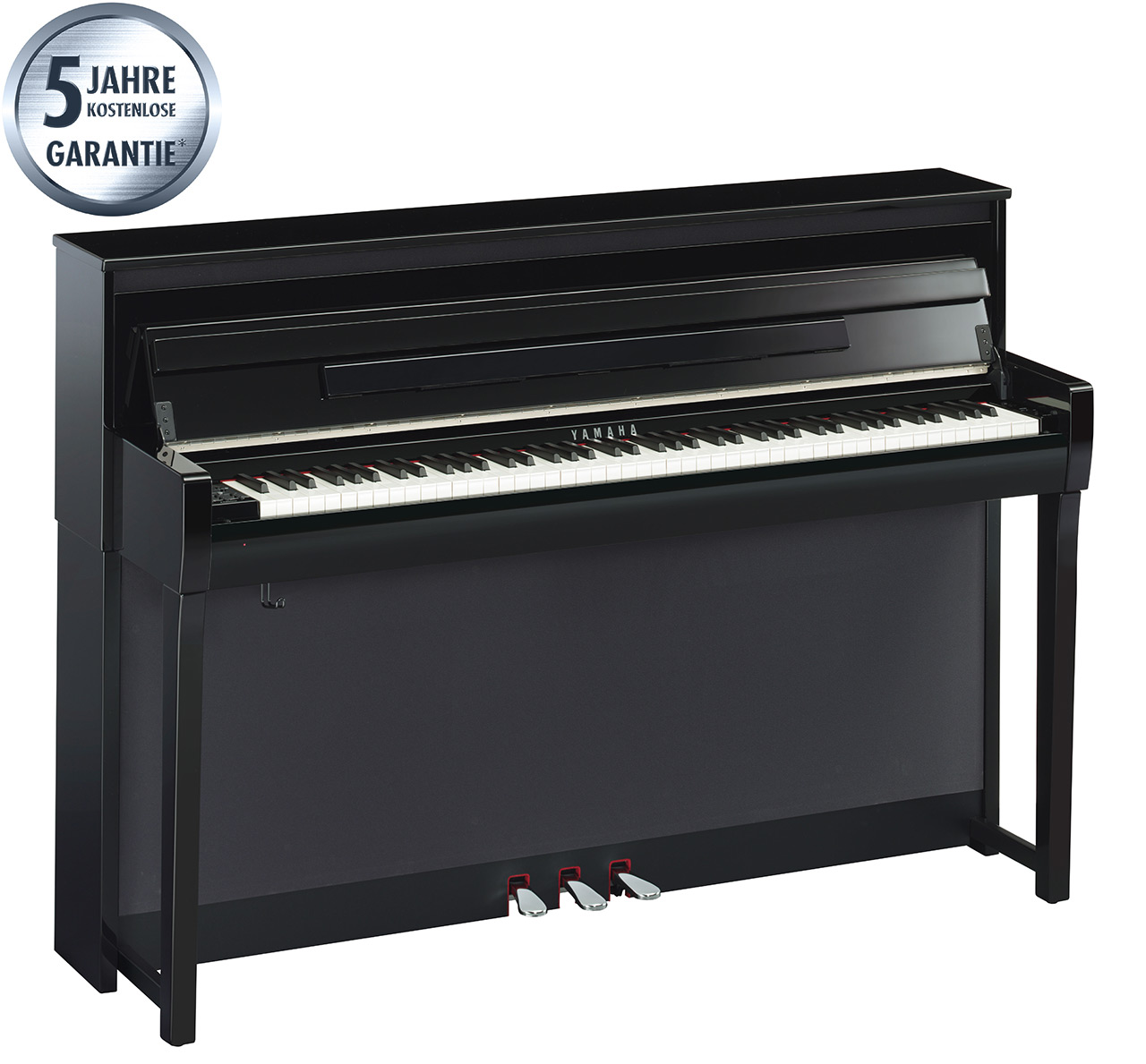 Bild von Yamaha Clavinova CLP-685 PE Digitalpiano Schwarz Hochglanz