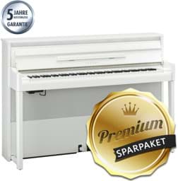 Bild von Yamaha NU1X PBW Hybrid-Piano - Weiß Hochglanz - Premium-Sparpaket