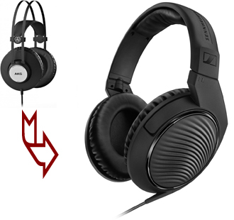 Bild von Produkt-Upgrade: Sennheiser HD-200 Pro statt AKG K72 (bei Kauf eines D-Piano Sparpaket)