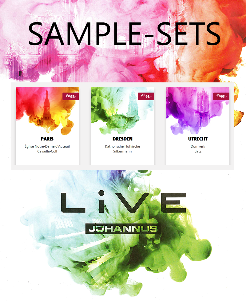 Bild von Johannus Live - Sampleset für Live 2T/P, 3T/P und LiVe III