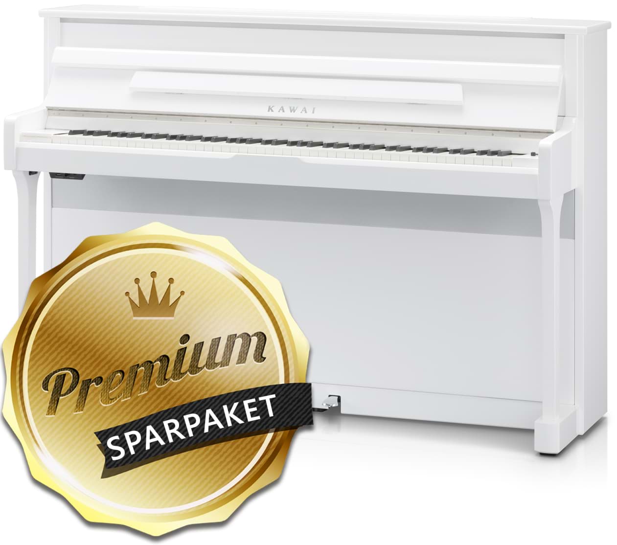 Bild von Kawai CS-11 W Weiß Hochglanz - Premium-Sparpaket - Vorführmodell