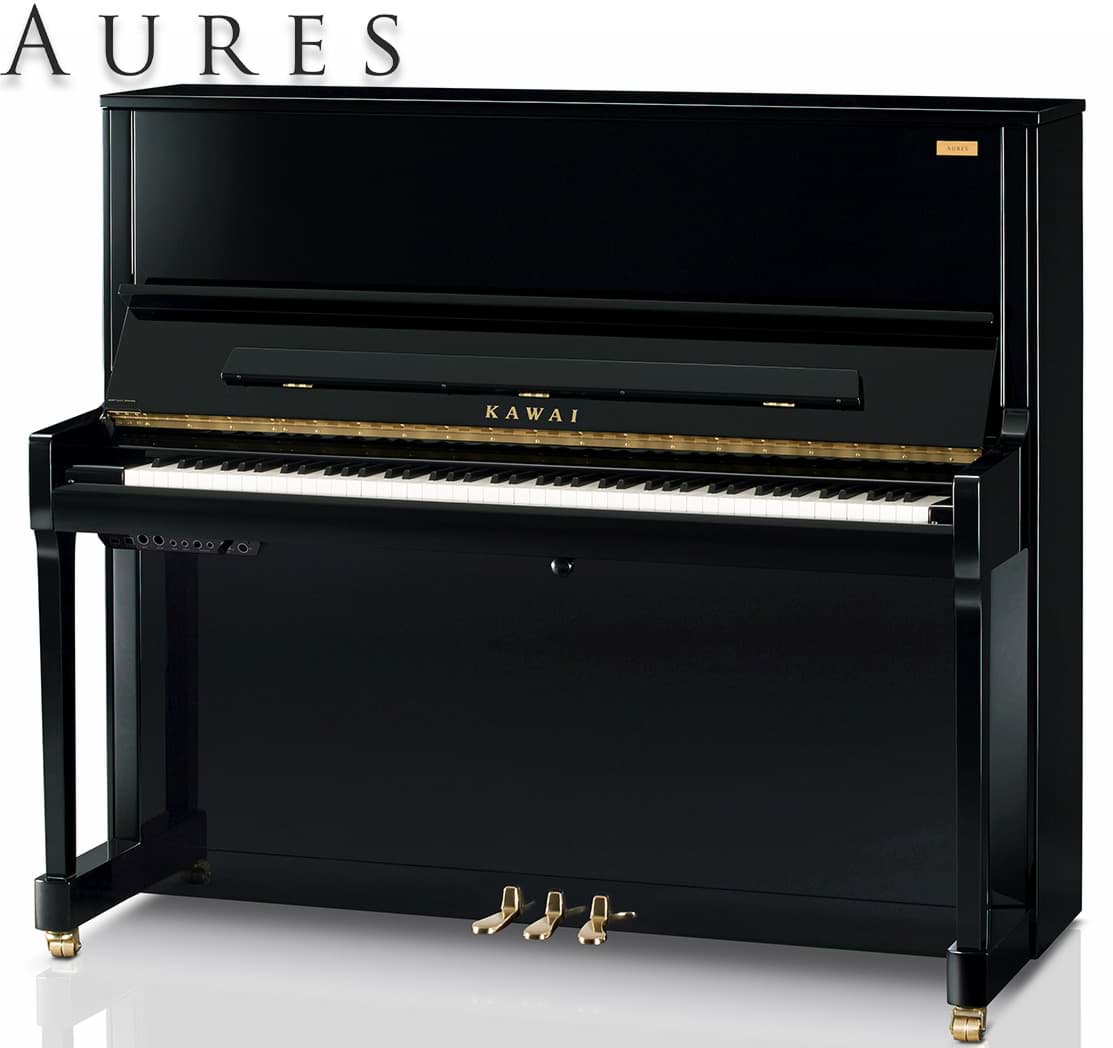 Kawai K 500 Aures E P Hybrid Piano Schwarz Hochglanz Bauer Music