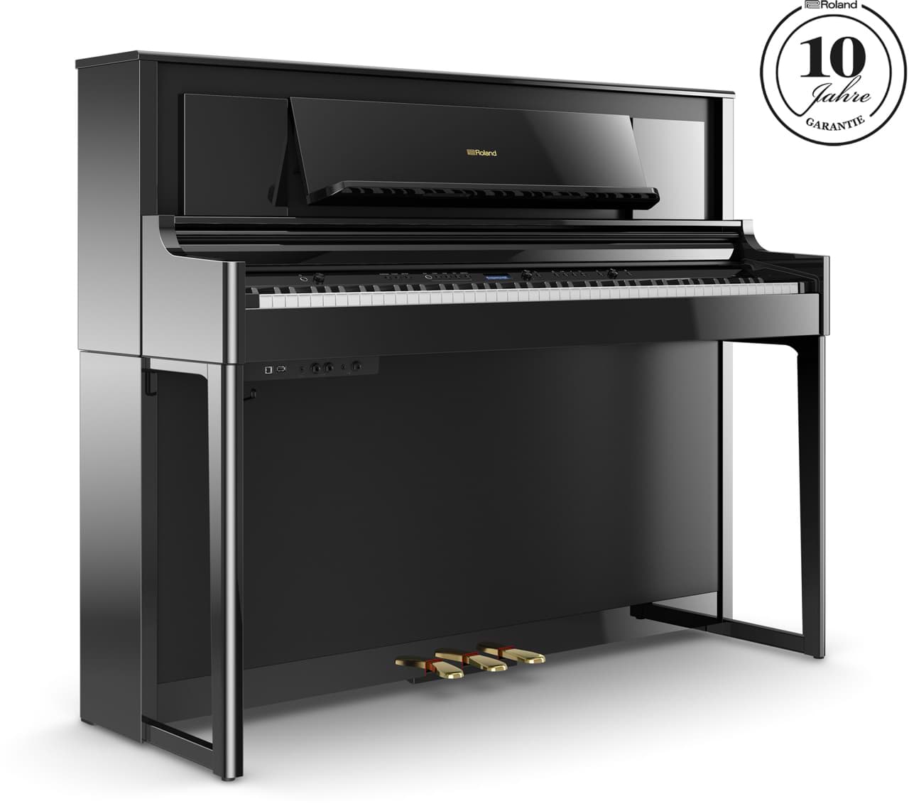 Bild von Roland LX-706 PE Digitalpiano Schwarz Hochglanz