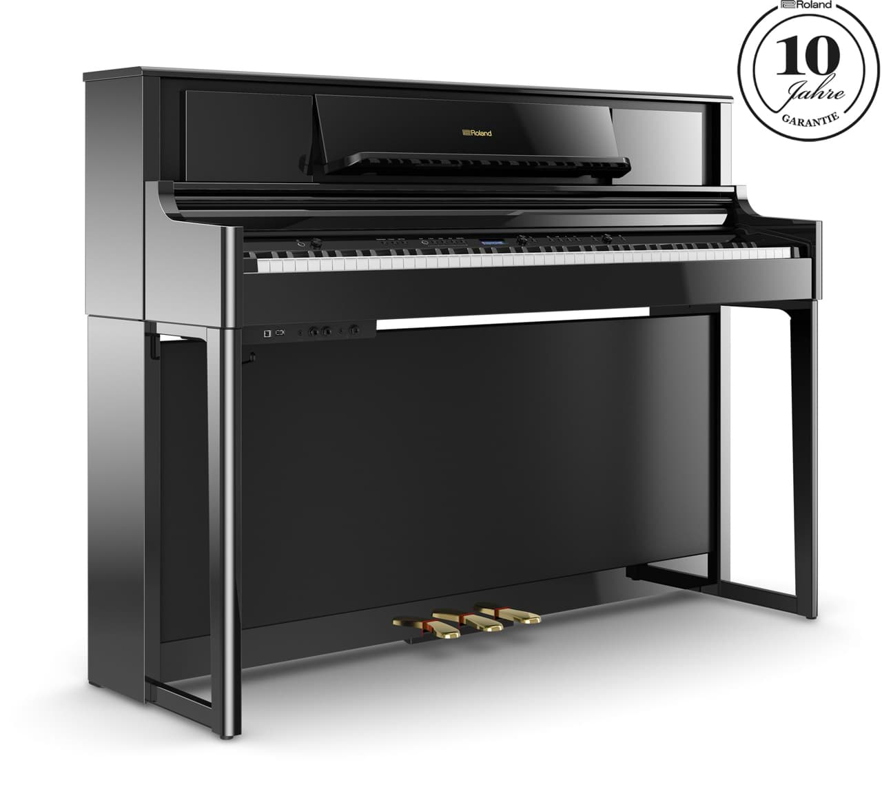 Bild von Roland LX-705 PE Digitalpiano Schwarz Hochglanz