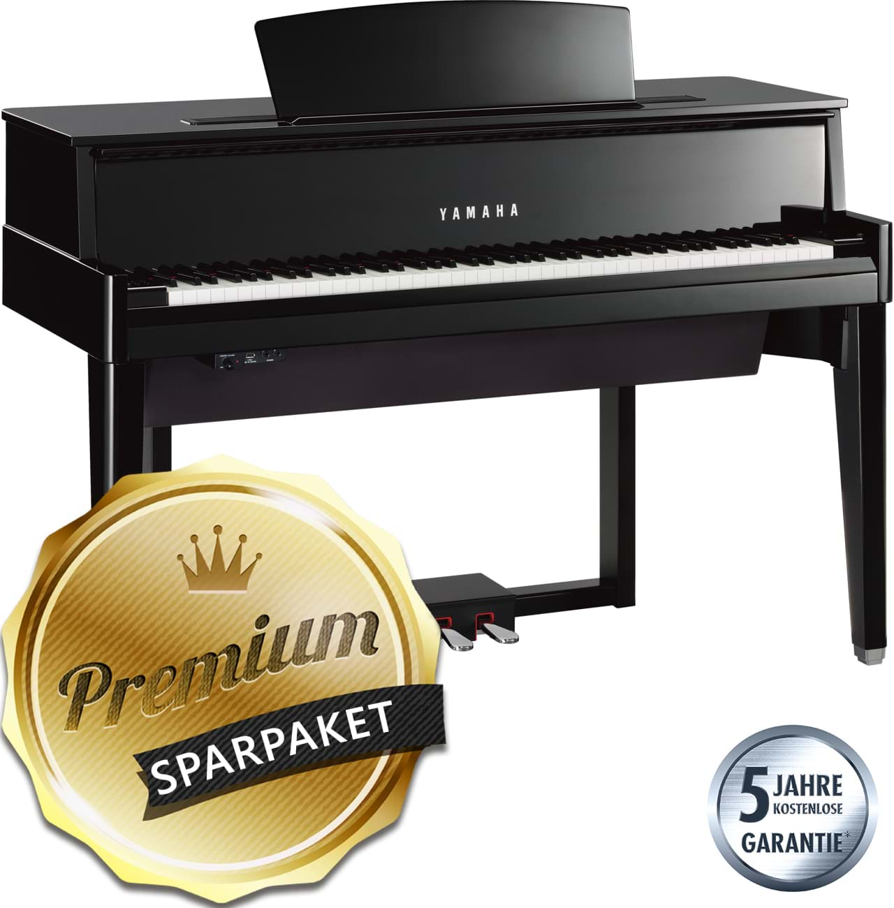 Bild von Yamaha N1X PE AvantGrand Hybrid-Piano - Premium-Sparpaket