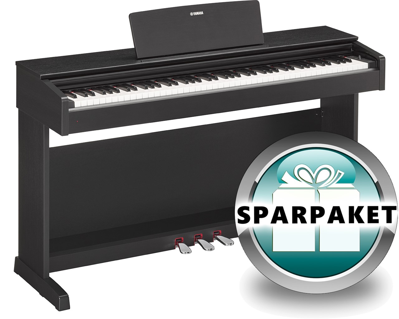 Bild von Yamaha Arius YDP-145 B Schwarz Matt - Sparpaket