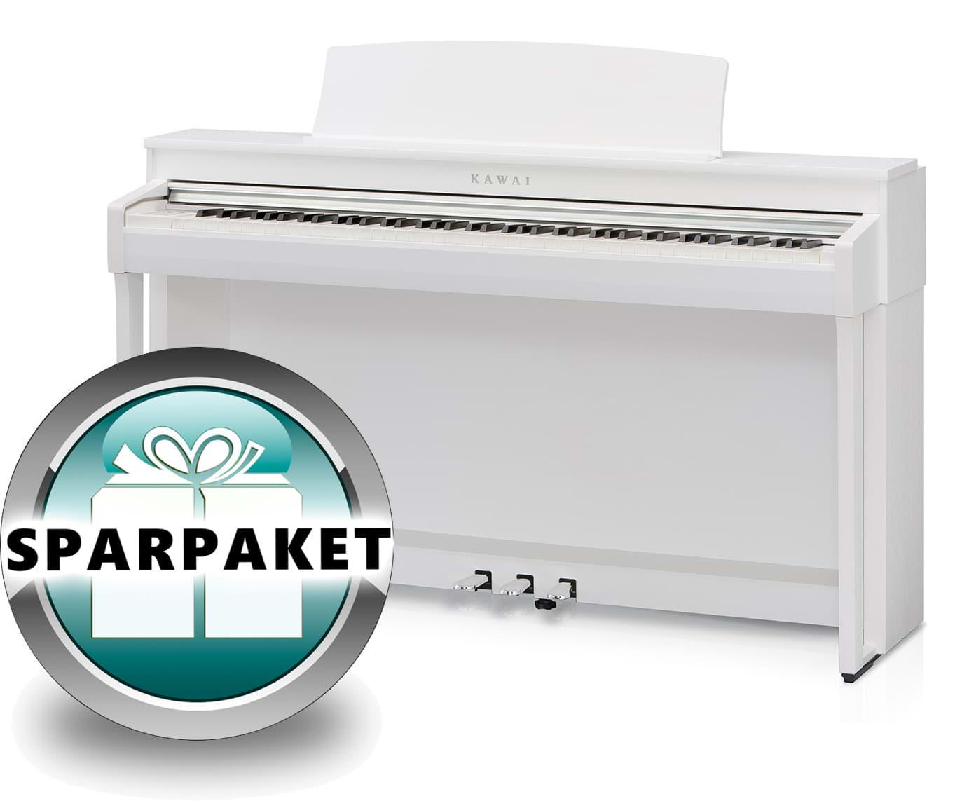 Bild von Kawai CN-39 W Digitalpiano Weiß Matt - Sparpaket