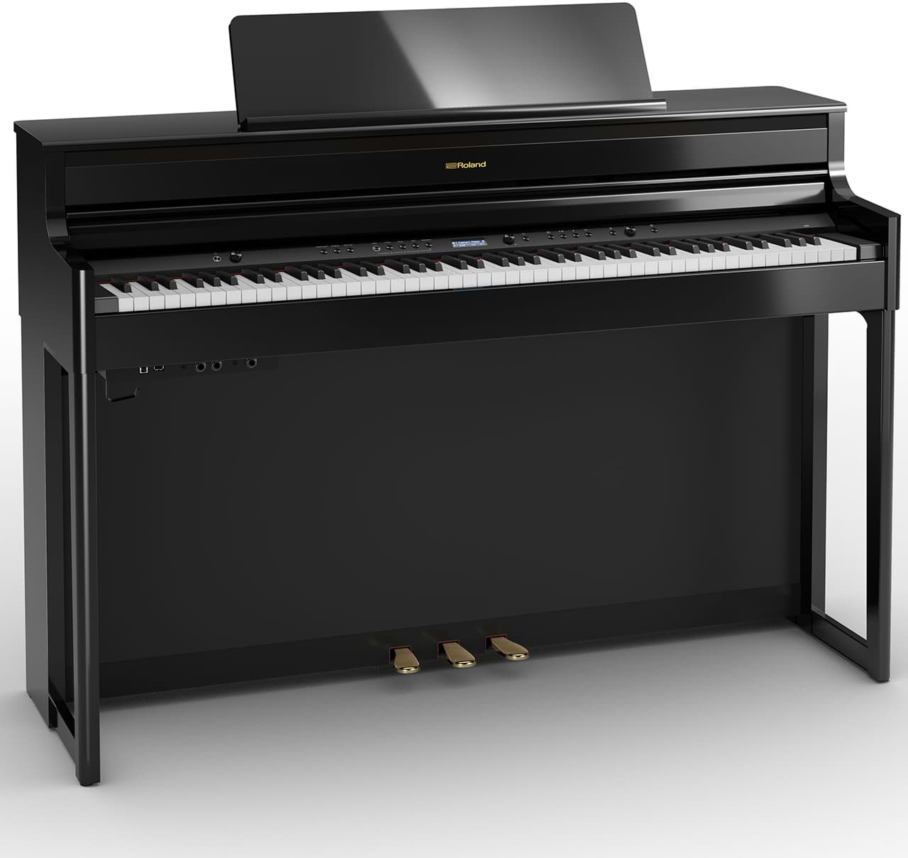 Bild von Roland HP-704 PE Digitalpiano Schwarz Poliert