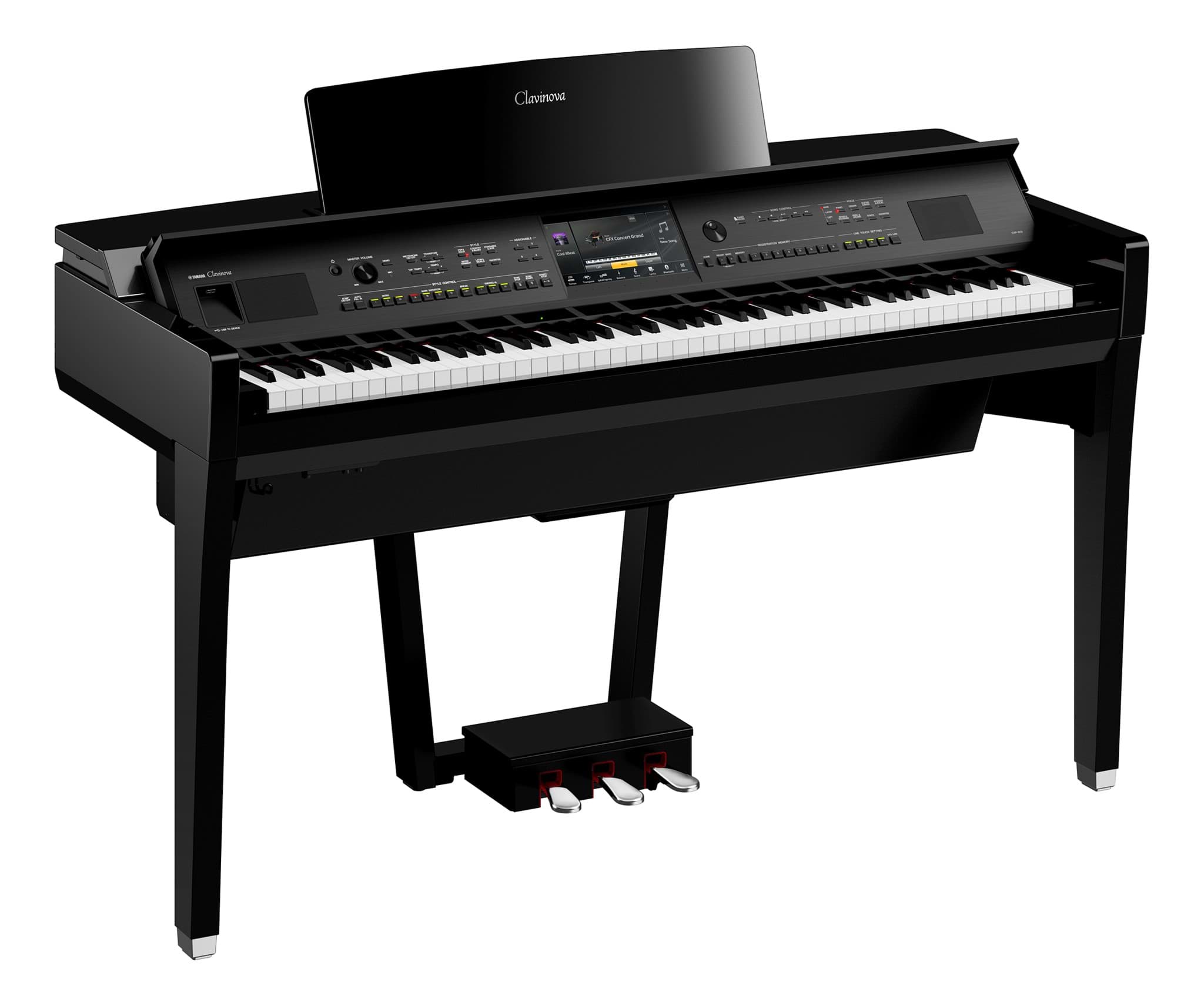 Bild von Yamaha CVP-809 PE - Schwarz Hochglanz