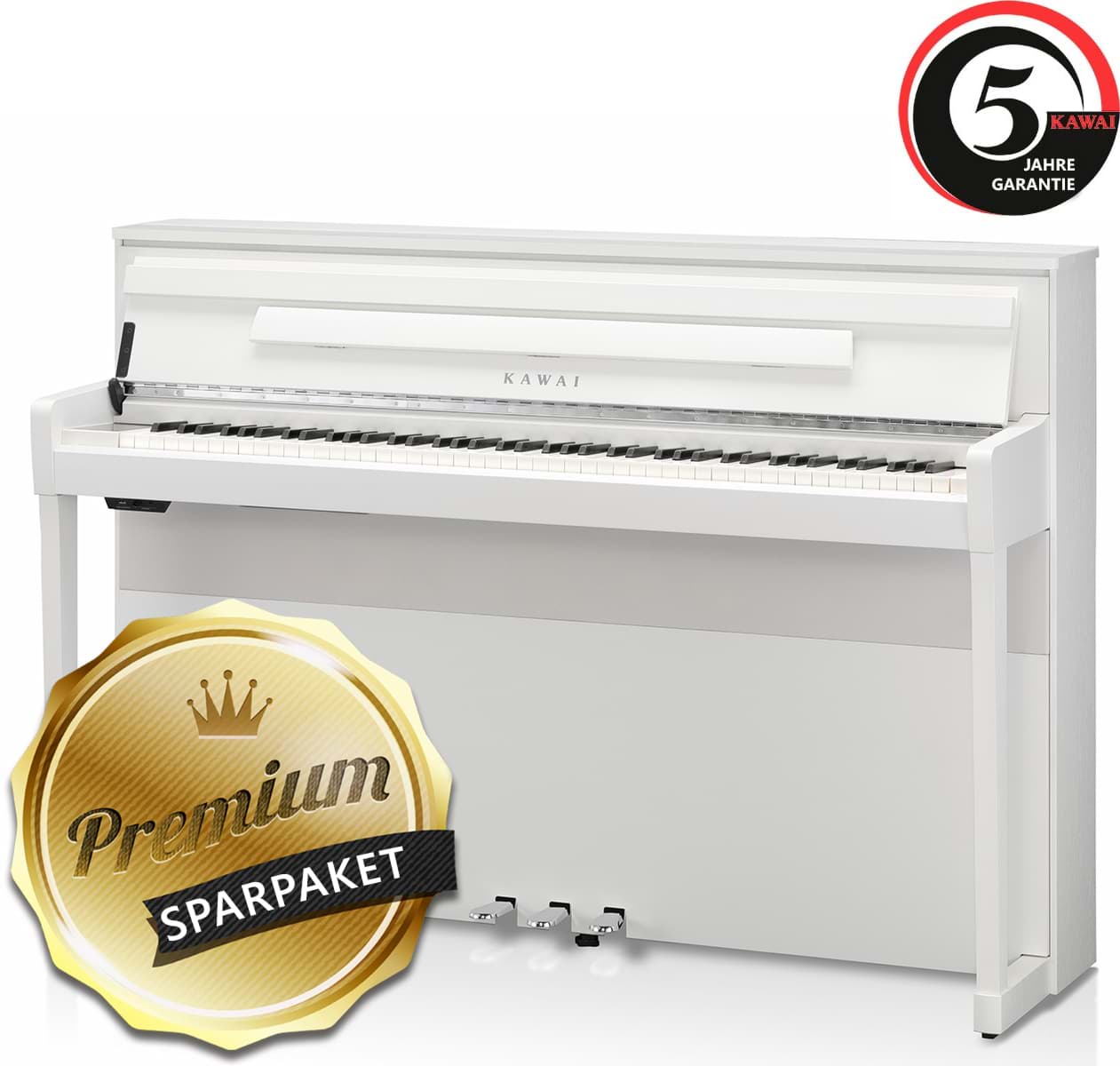 Bild von Kawai CA-99 W Digitalpiano Weiß Matt - Premium-Sparpaket - Versandretoure